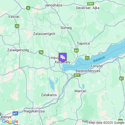 Hotel Bacchus a térképen