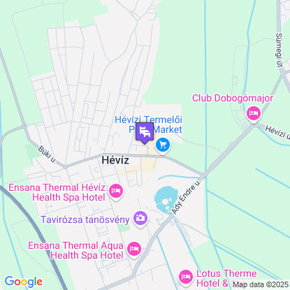 Hotel Európa Fit a térképen