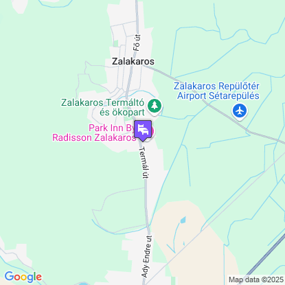 Hotel Forrás Zalakaros a térképen