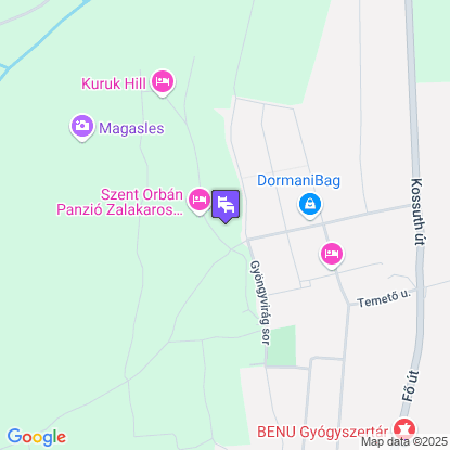 Szent Orbn Panzi Zalakaros - Kutyabart apartmanok a trkpen